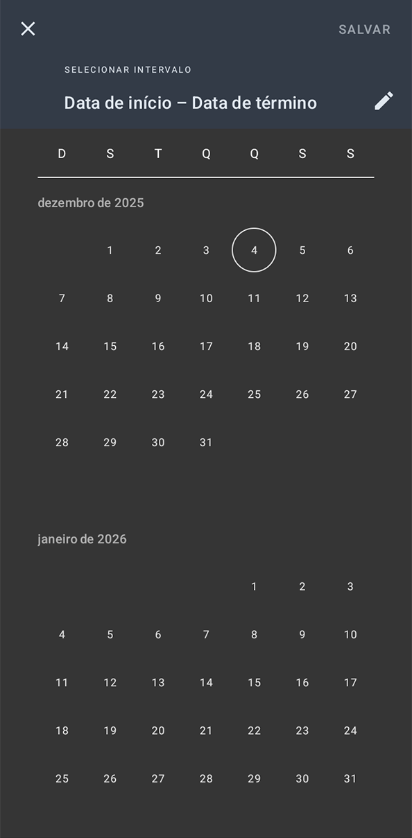 Calendário